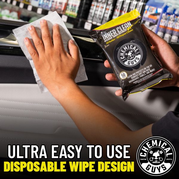 Inner Clean Interior Quick Detailer & Protectant Car Wipes