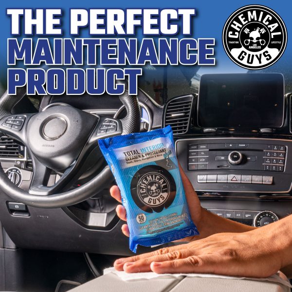 Total Interior Cleaner & Protectant Car Cleaning Wipes