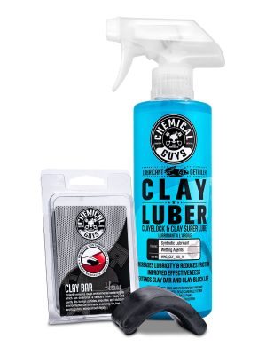 Heavy Duty Clay Bar & Luber Synthetic Lubricant Kit Bundle