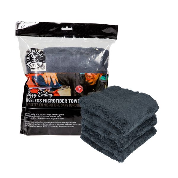 Happy Ending Edgeless Microfiber Towel 3-Pack