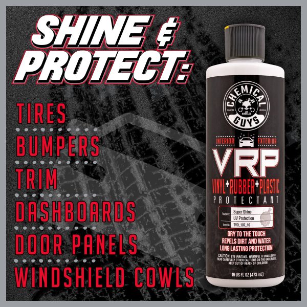 VRP Vinyl. Rubber. Plastic Shine and Protectant