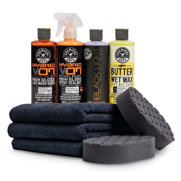 Black Car Care Kit